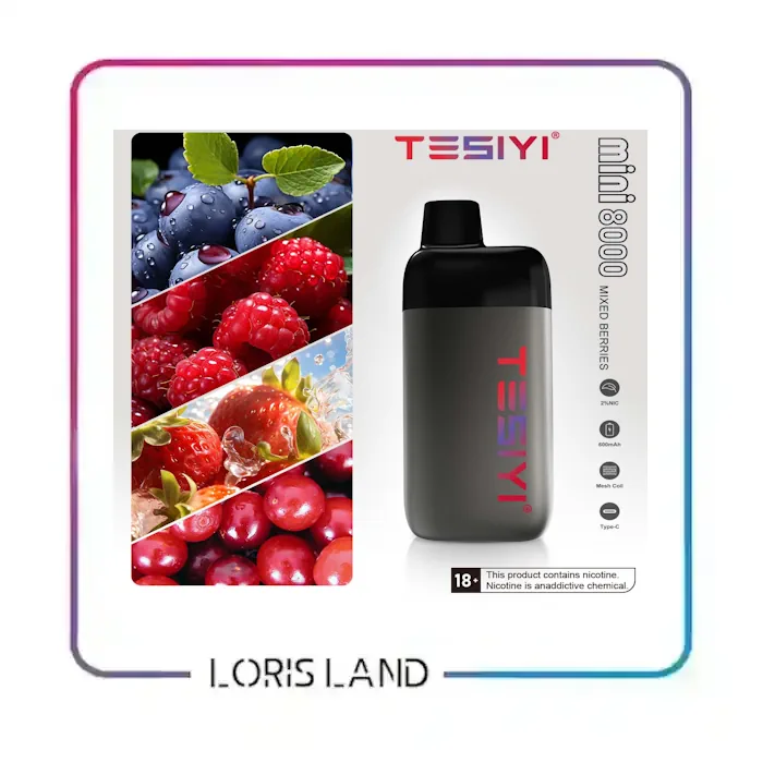 پاد یکبار مصرف میکس بری تی سی 8 هزار پاف